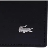 Lacoste Cuir pince à billets FG Money Clip Wallet Noir