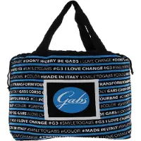 Gabs Cuir sac à épaule Ivette TG Bull + Persiano Black Shoulder Bag Sasso écru