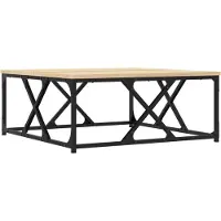 vidaXL Table basse chêne Sonoma 70x70x30 cm Bois composite