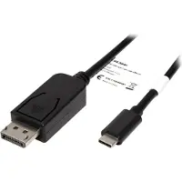 Roline Câble adaptateur USB Type C - DisplayPort, v1.2, ST/ST, 1 m