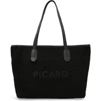 PICARD sac à épaule sac shopper Knitwork Shopper Black noir