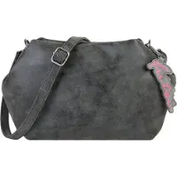 Fritzi aus Preußen sac à épaule bandoulière Joshi03 Vintage Crossbody Bag Black Idol anthracite