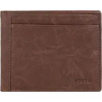 Fossil Cuir porte-cartes Neel Bifold With Flip ID Brown brun