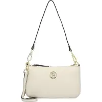 U.S. POLO ASSN. Cuir sac à épaule sac à épaule bandoulière Florence Arlington Hobo Leather Cream White écru