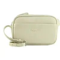 Lacoste Cuir sac à épaule bandoulière City Court Crossover Bag Bone White écru