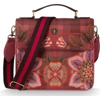 Pip studio sac à épaule bandoulière sac à main Frances Cross Body Bag Flores Red rouge foncé