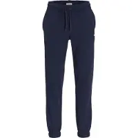 JJ REBEL Pantalon 'JREBGORM' bleu nuit / blanc