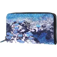 Gabs Cuir porte-monnaie GMONEY17 Zip Around Wallet Beach Club bleu