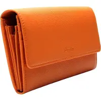 Esquire Cuir porte-monnaie Peru Ladies Purse Orange