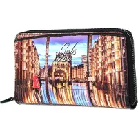 Gabs Cuir porte-monnaie GMONEY17 Trip Pelle + Bull Wallet Golden multicolore
