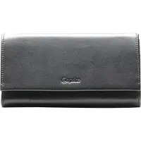 Esquire porte-monnaie New Silk Ladies Long Wallet Black noir