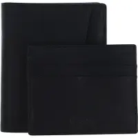 Esquire Cuir porte-monnaie RFID Wallet Black noir