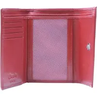 Esquire porte-monnaie Silk 02 Wallet Red rouge foncé
