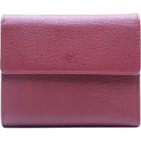 Esquire Cuir porte-monnaie Deer Cardsafe Wallet Red rouge foncé