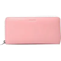 Esquire Cuir porte-monnaie Viktoria Zip Around Wallet Apricot Blush rose