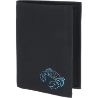 OXMOX porte-monnaie New Cryptan RFID Protect Kombibörse Crab Print Cyan Black noir