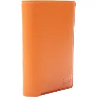 Esquire Cuir porte-monnaie Peru Wallet Orange