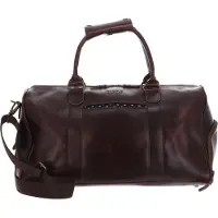 Buckle up BUCKLE & SEAM Cuir sac de voyage Collin Dot Weekender Brown brun
