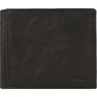 Fossil Cuir étui pour carte de crédit Ingram Bifold With Flip ID Black noir