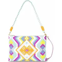 Oilily sac à épaule bandoulière sac à épaule Fauves Cross Body Purple Cactus multicolore