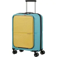 American Tourister trolley pour ordinateur portable Airconic Spinner 55 / 20 Frontl. 15.6" Trolley Surf Blue / Yellow turquoise