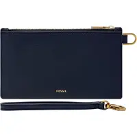Fossil sac à poignet sac d’accessoires Gift Wristlet Insignia Blue bleu marine