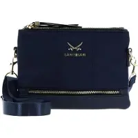 Sansibar sac à épaule bandoulière sac à épaule Zip Bag Ocean bleu