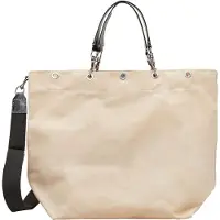 s.Oliver sac shopper sac à épaule Shopper Cream-White blanc beige