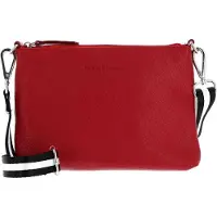 Bruno Banani Cuir sac à épaule sac à épaule bandoulière Crossbody Bag Red rouge
