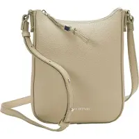 Marc O'Polo Cuir sac à épaule bandoulière Cilly Crossbody Bag Jonesboro Cream beige