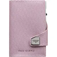 Tru Virtu Portefeuille Click & Slide Rhombus Rosé/Argent