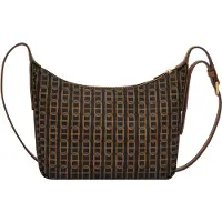 Fossil Cuir sac à épaule bandoulière Cecilia Top Zip Crossbody Brown Multi brun