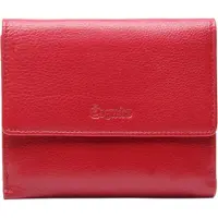 Esquire Cuir porte-monnaie Viktoria Wallet With Flap Red rouge foncé