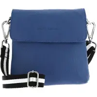 Bruno Banani Cuir sac à épaule sac à épaule bandoulière Crossbody Bag Blue bleu