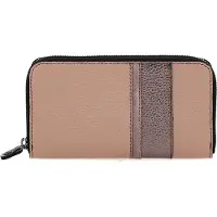 Gabs Cuir porte-monnaie GMONEY17 Hokusai Black Light Rose vieux rose