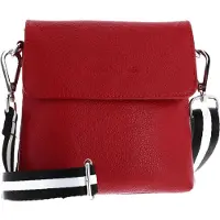 Bruno Banani Cuir sac à épaule sac à épaule bandoulière Crossbody Bag Red rouge