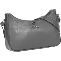 Mustang Cuir sac à épaule bandoulière Avila Matola Shoulderbag Grau gris