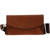Saddler Cuir porte-monnaie sac à épaule bandoulière Lycksele Crossbody Bag Tan brun