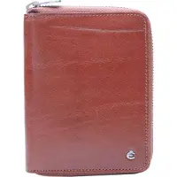 Esquire porte-monnaie Toscana Zip Wallet Brown brun