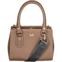 Sansibar sac à épaule sac à main Top Handle Bag Cappuccino brun