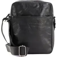 Bruno Banani Cuir sac à épaule bandoulière Crossbody Bag Black noir