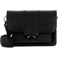 Saddler Cuir sac à épaule bandoulière Sigtuna Crossbody Bag Black noir