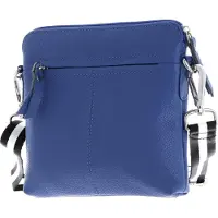 Bruno Banani Cuir sac à épaule sac à épaule bandoulière Crossbody Bag Blue bleu