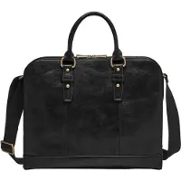 Fossil serviette pour ordinateur portable Dillon Pilot Bag Black noir brun