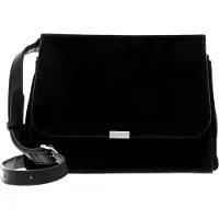 Saddler Cuir sac à épaule bandoulière Uppsala Crossbody Bag Black noir