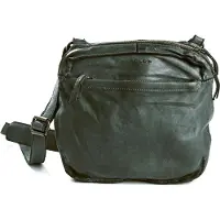 Harold's Cuir sac à épaule bandoulière sac à épaule Submarine Crossbag Zip Green vert foncé