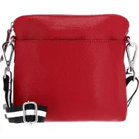 Bruno Banani Cuir sac à épaule sac à épaule bandoulière Crossbody Bag Red rouge