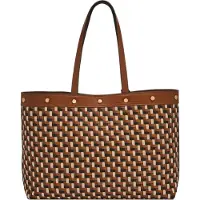 Fossil sac shopper Jessie East West Tote Bag Brown brun