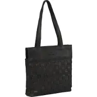 Mustang Cuir sac shopper sac à épaule Mackay Shopper Black noir