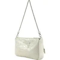 PICARD Cuir sac à épaule sac à épaule bandoulière Auguri Shoulderbag Croco Ice écru